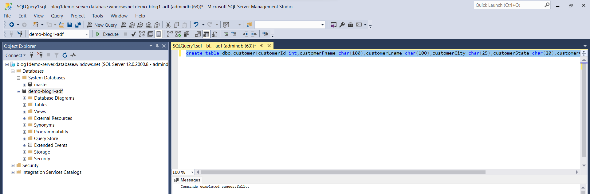 Azure Data Factory – UW-Milwaukee Cloud Computing